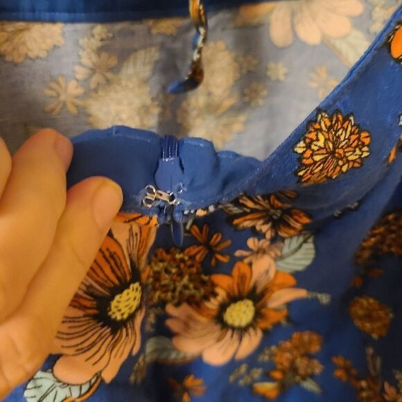 Modcloth Bursting With Optimism Fit and Flare Dress - Picture 7 of 9